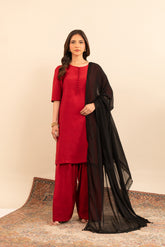 1 Piece Chiffon Embroidered (FD0024)